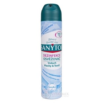 SANYTOL OSVIEŽOVAČ Vzduch sprej, horská vôňa, 1x300 ml obrázok