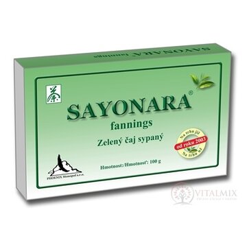 SAYONARA fannings zelený čaj sypaný 1x100 g obrázok
