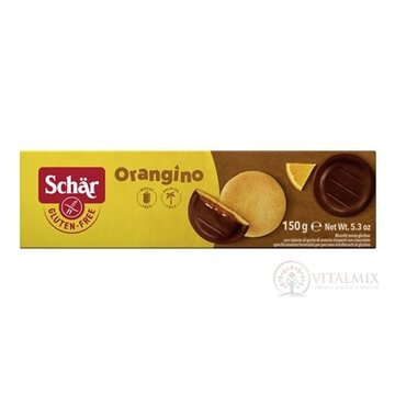 Schär ORANGINO jemné pečivo bezgluténové, polomáčané v čokoláde 1x150 g obrázok