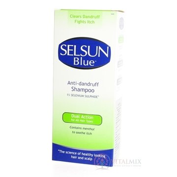 SELSUN BLUE ŠAMPÓN 1% DUAL ACTION pre všetky typy vlasov 1x200 ml obrázok