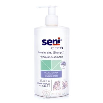 Seni Care Hydratačný šampón na vlasy, 3% Urea a vitamíny, 1x500 ml obrázok