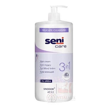 Seni Care Umývacia emulzia 3v1 3% urey, 1x1000 ml obrázok