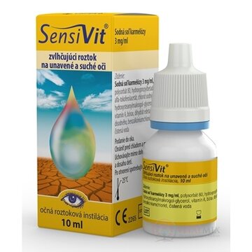 SensiVit unavené suché oči (očná roztoková instilácia) 1x10 ml obrázok