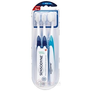 SENSODYNE Gentle Care Triopack Soft zubná kefka 1x3 ks obrázok