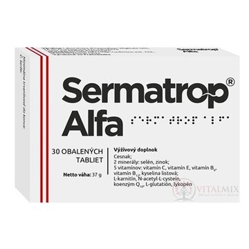 Sermatrop Alfa obalené tablety 1x30 ks obrázok