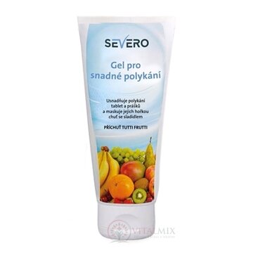 SEVERO Gél pre ľahké prehĺtanie príchuť tutti frutti 1x150 ml obrázok