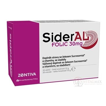 SiderAL FOLIC 30 mg vrecúška 1x20 ks obrázok