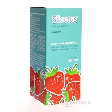 Silectus sirup s príchuťou jahody 1x150 ml obrázok