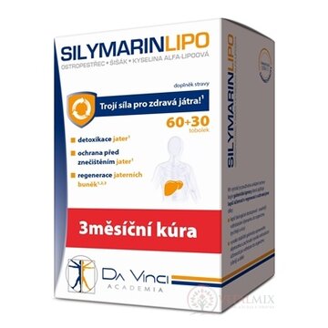 SILYMARIN LIPO - Da Vinci Academia cps 60+30 zadarmo (90 ks) obrázok