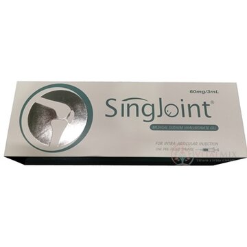 SingJoint intraartikulárny gél 60 mg s lekárskym hyaluronátom sodným, v predplnenej striekačke 1x3 ml obrázok
