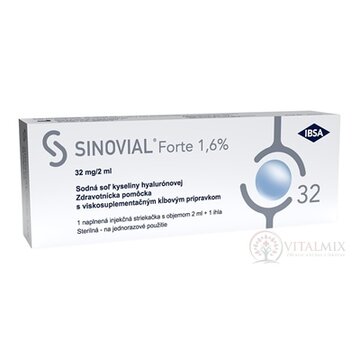 Sinovial forte 1,6% viskoelastický roztok kys. hyalurónovej (32 mg/2 ml) 1x2 ml obrázok