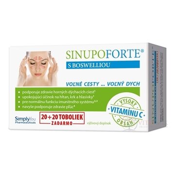 SINUPO FORTE s boswélliou cps (20 + 20 zadarmo) 1x40 ks obrázok