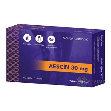 Slovakiapharm AESCÍN 30 mg tbl 1x60 ks obrázok