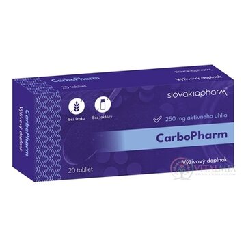 Slovakiapharm CarboPharm tbl 1x20 ks obrázok