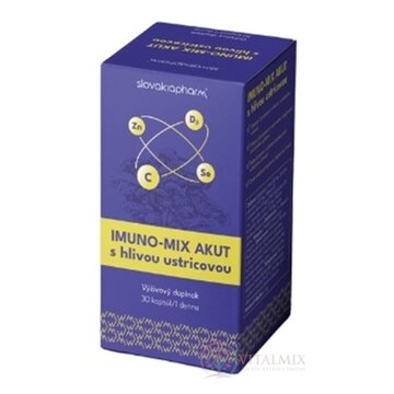 Slovakiapharm IMUNO-MIX AKUT cps s hlivou ustricovou 1x30 ks obrázok