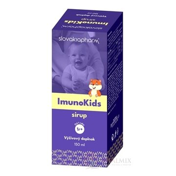 Slovakiapharm ImunoKids sirup pre deti od 1 roka, 1x150 ml obrázok