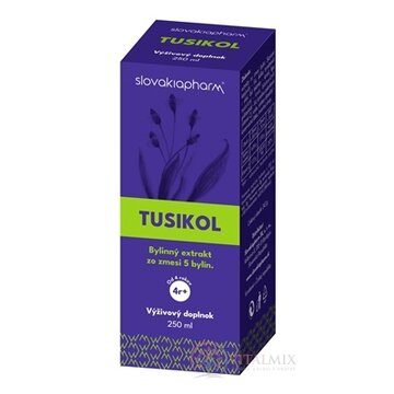Slovakiapharm TUSIKOL bylinný extrakt zo zmesi 5 bylín 1x250 ml obrázok