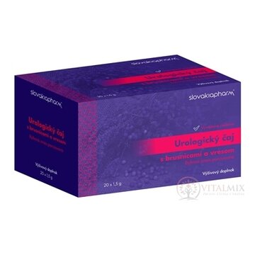 Slovakiapharm Urologický čaj s brusnicami a vresom bylinná zmes porciovaná 20x1,5 g (30 g) obrázok