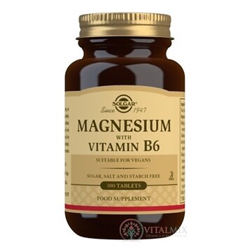 Solgar Horčík plus vitamín B6 tbl 1x100 ks obrázok