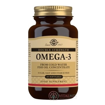 Solgar OMEGA 3 Double Strength cps 1x30 ks obrázok