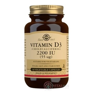 Solgar Vitamín D3 2200 IU cps 1x50 ks obrázok