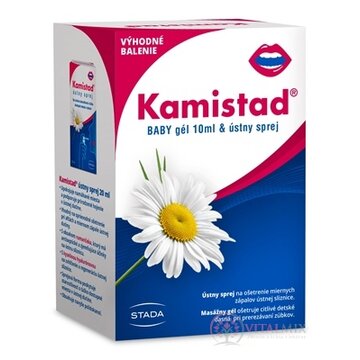 STADA Kamistad coopack Baby gél & ústny sprej gél 10 ml + sprej 20 ml, 1x1 set obrázok