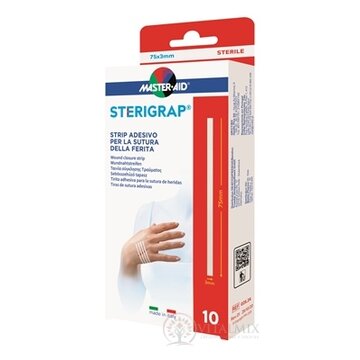 STERIGRAP NÁPLASŤOVÉ STEHY sterilné (75 x 3 mm) 1x10 ks obrázok