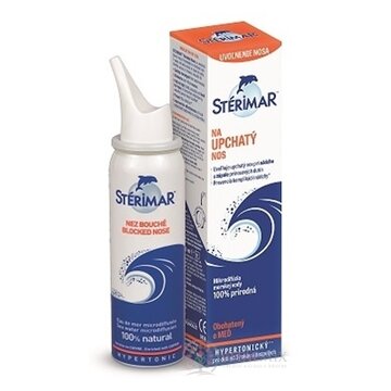 STERIMAR na upchatý nos nosový mikrosprej s obsahom morskej vody (hypertonický) od 3 rokov 1x50 ml obrázok