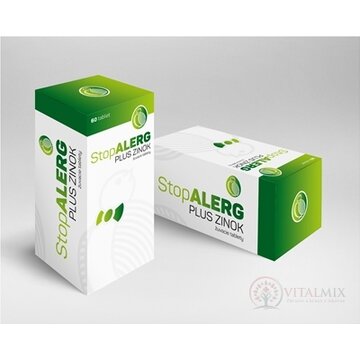 StopALERG PLUS ZINOK žuvacie tablety 1x60 ks obrázok