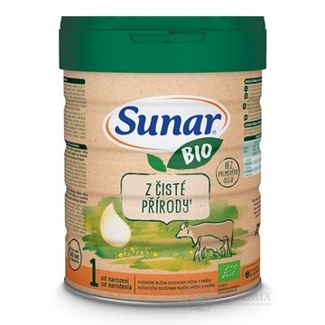 Sunar BIO 1 počiatočná mliečna výživa (od narodenia) 1x700 g obrázok