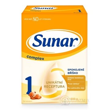 Sunar Complex 1 počiatočná mliečna výživa (od narodenia) 2x300 g (600 g) obrázok