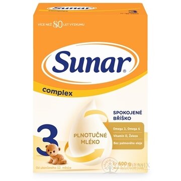 Sunar Complex 3 mliečna výživa (od ukonč. 12. mesiaca) 2x300 g (600 g) obrázok