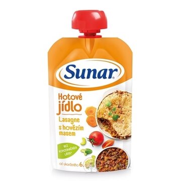 Sunar Hotové jedlo Lasagne s hovädzím mäsom (od ukonč. 6. mesiaca) 1x120 g obrázok