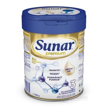 Sunar Premium 3 mliečna výživa (od ukonč. 12. mesiaca) 1x700 g obrázok
