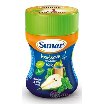 Sunar Rozpustný nápoj Hruškový s medovkou v prášku, na dobrú noc (od ukonč. 4. mesiaca) 1x200 g obrázok