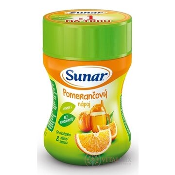 Sunar Rozpustný nápoj Pomarančový v prášku (od ukonč. 8. mesiaca) 1x200 g obrázok