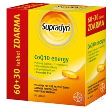 Supradyn CoQ10 Energy tbl 60+30 zdarma (90 ks) obrázok
