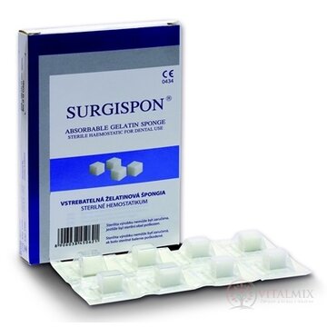 SURGISPON Dental 10x10x10 mm, 1x32 ks obrázok