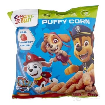 Sweet 'n Fun Paw Patrol BIO PUFFY CORN chrumky jahodové 1x50 g obrázok