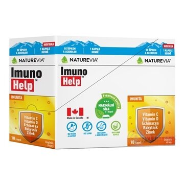 SWISS NATUREVIA Imuno Help BOX cps 10x10 ks (100 ks) obrázok