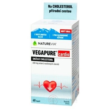 SWISS NATUREVIA VEGAPURE cardio 650 mg cps 1x60 ks obrázok