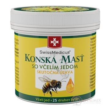 SwissMedicus KONSKÁ MASŤ SO VČELÍM JEDOM 25 druhov bylín 1x150 ml obrázok