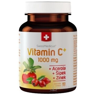 SwissMedicus Vitamín C+ 1000 mg cps 1x60 ks obrázok