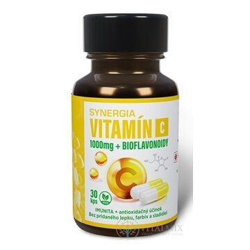 SYNERGIA VITAMÍN C 1000 mg + BIOFLAVONOIDY cps 1x30 ks obrázok