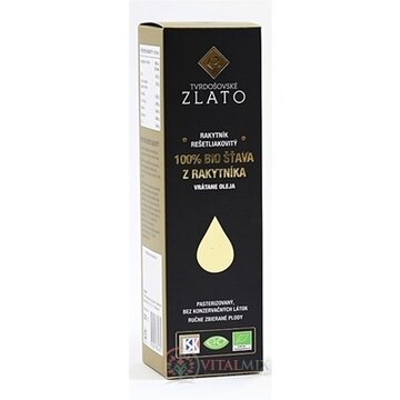 T.ZLATO 100 % BIO ŠŤAVA Z RAKYTNÍKA vrátane oleja 1x185 ml obrázok