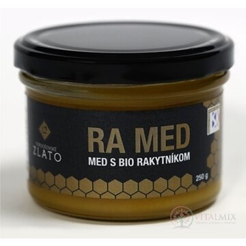 T.ZLATO RA MED - MED S BIO RAKYTNÍKOM pastovaný, 1x250 g obrázok