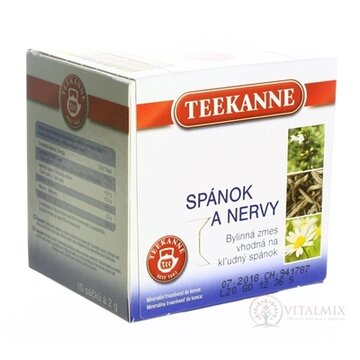 TEEKANNE BČ Spánok a nervy bylinná zmes (čaj) 10x2 g (20 g) obrázok