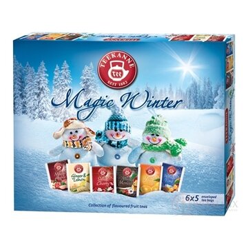 TEEKANNE MAGIC WINTER KOLEKCIA 2017 čaje (M.Apple, G.Lem., S.Cherr., M.M., F.Oran., W.Time) 6x5 nálevových vrecúšok,1x1 set obrázok