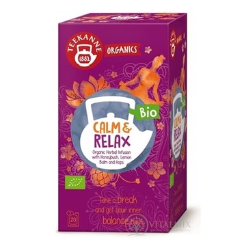 TEEKANNE ORGANICS BIO CALM & RELAX bylinný čaj 20x1,8 g (36 g) obrázok