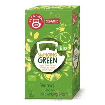 TEEKANNE ORGANICS BIO SWINGING GREEN zelený čaj s moringou a citrónovou arómou 20x1,75 g (35 g) obrázok